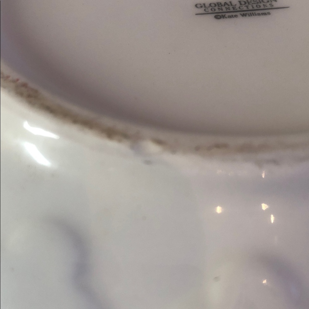 White Bowl with Green Clover Design - Picture 9 of 10
